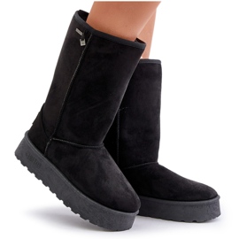 Botas de nieve de plataforma alta Big Star OO274895 Negro 8