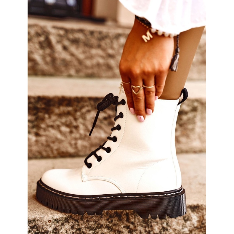 S.Barski Botas de Mujer Blancas Kognito blanco 2