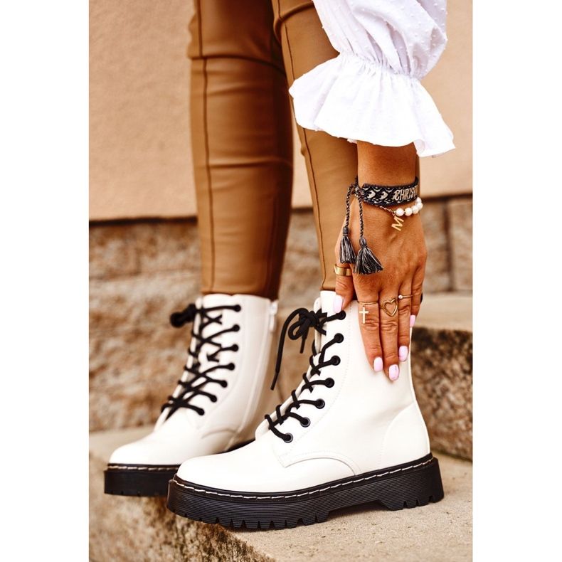 S.Barski Botas de Mujer Blancas Kognito blanco 1