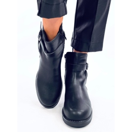 Botines Chelsea lisos Mujer Rubio Negro 2
