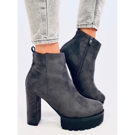 Botas con plataforma Rumma Grey gris 2