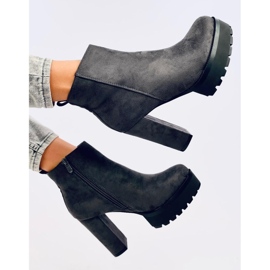 Botas con plataforma Rumma Grey gris 4