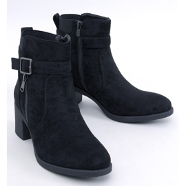 Botines clásicos de tacón Irving Black negro 1