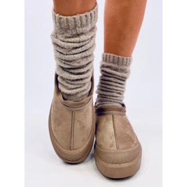 Botas de nieve cortas Jayden Khaki beige 4