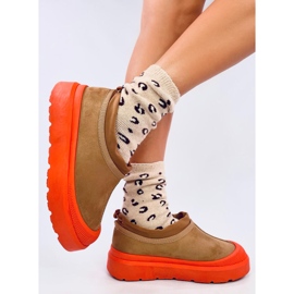 Botas de nieve cortas Jayden Camel marrón 3