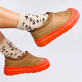 Botas de nieve cortas Jayden Camel marrón 5