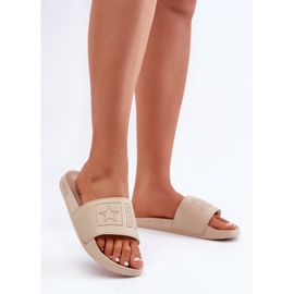 Chanclas de espuma para mujer Big Star OO274043 Beige 3