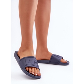 Chanclas de mujer Big Star DD274A269 Azul marino 2