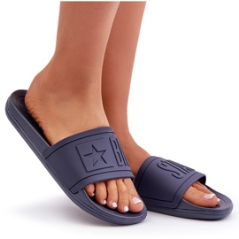 Chanclas de mujer Big Star DD274A269 Azul marino 8