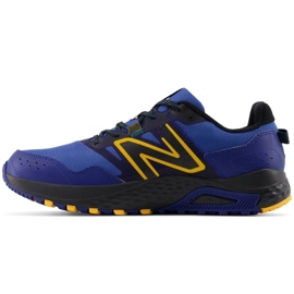 Zapatillas trail running New Balance 410 para hombre, zapatillas deportivas, azul marino (MT410LY8) 1