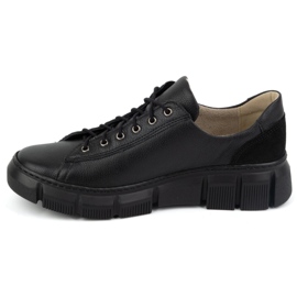 Olivier Zapatos mujer piel 1223 negro 1
