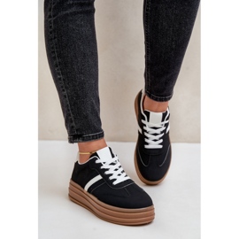 Zapatillas Mujer Plataforma Negro Dravinnia 2