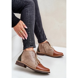 S.Barski Botas planas de piel con aislamiento Moreto marrones marrón 8