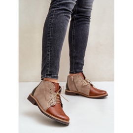 S.Barski Botas planas de piel con aislamiento Moreto marrones marrón 3