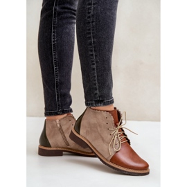 S.Barski Botas planas de piel con aislamiento Moreto marrones marrón 4