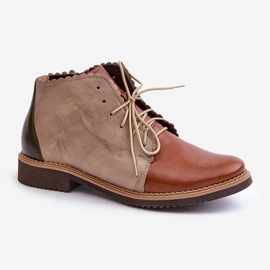 S.Barski Botas planas de piel con aislamiento Moreto marrones marrón 5