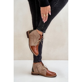 S.Barski Botas planas de piel con aislamiento Moreto marrones marrón 6