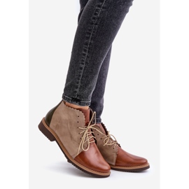 S.Barski Botas planas de piel con aislamiento Moreto marrones marrón 1