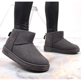 Botas de nieve con plataforma Big Star INT1749C, gris 3