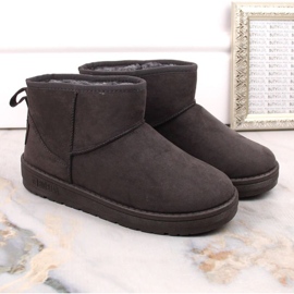 Botas de nieve con plataforma Big Star INT1749C, gris 4