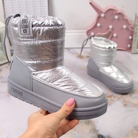 Botas de nieve metalizadas Big Star KK374218 plata 1