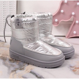 Botas de nieve metalizadas Big Star KK374218 plata 2