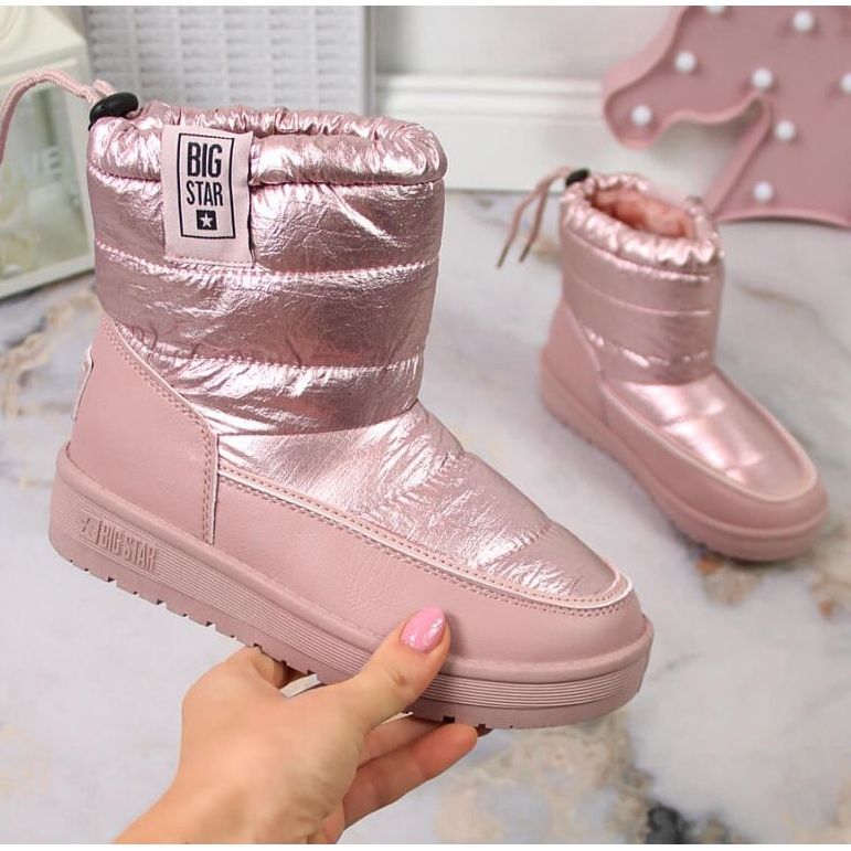 Botas de nieve metalizadas Big Star NT1742B rosado 1