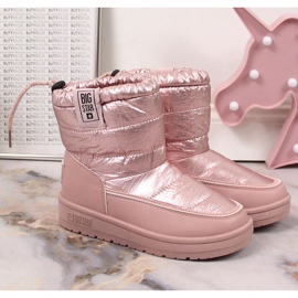 Botas de nieve metalizadas Big Star NT1742B rosado 2