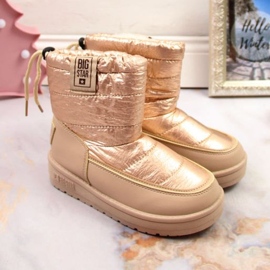 Botas de nieve metalizadas Big Star INT1742D beige 2