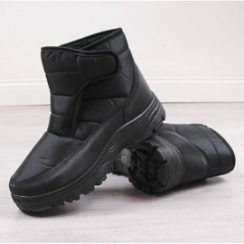 Botas de nieve con aislamiento de velcro NEWS W EVE380 negro 2