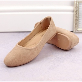 EVento W EVE205B bailarinas de ante, beige 9