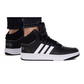 Zapatillas Adidas Hoops Mid 3.0 GW0402 negro 2