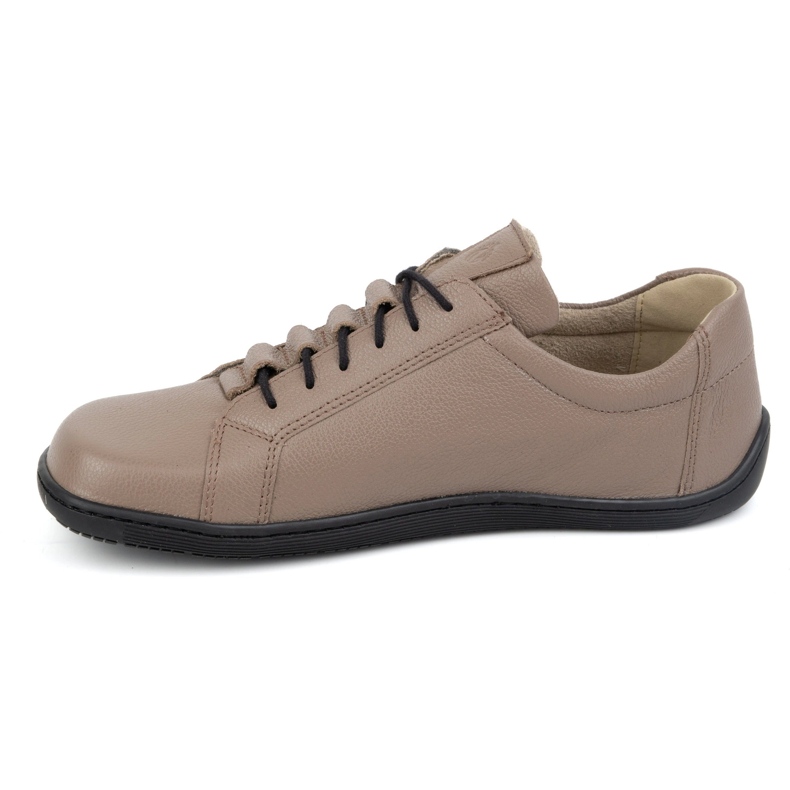 Olivier Zapatos mujer minimalistas descalzos piel 1242 beige oscuro 1
