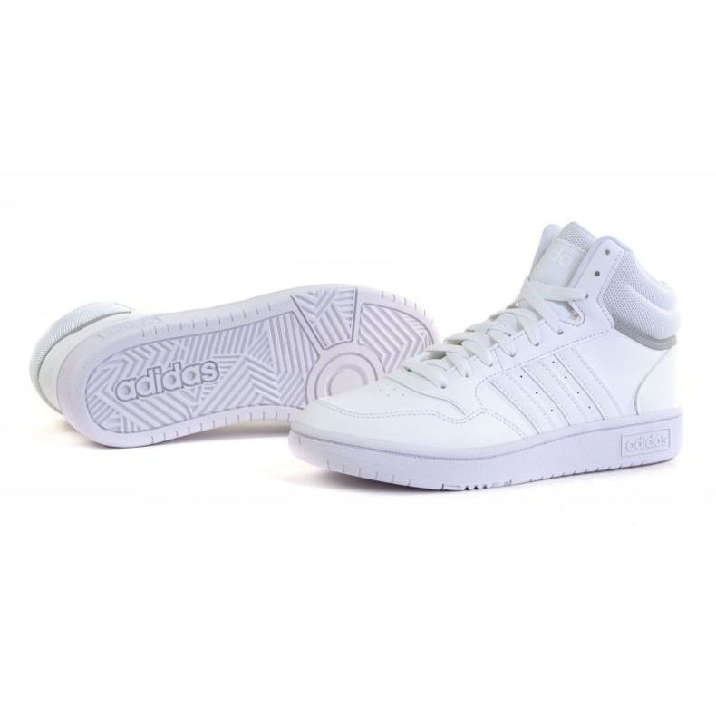 Zapatillas Adidas Hoops Mid 3.0 GW0401 blanco 1 Zapatillas Adidas Hoops Mid 3.0 GW0401 blanco 1