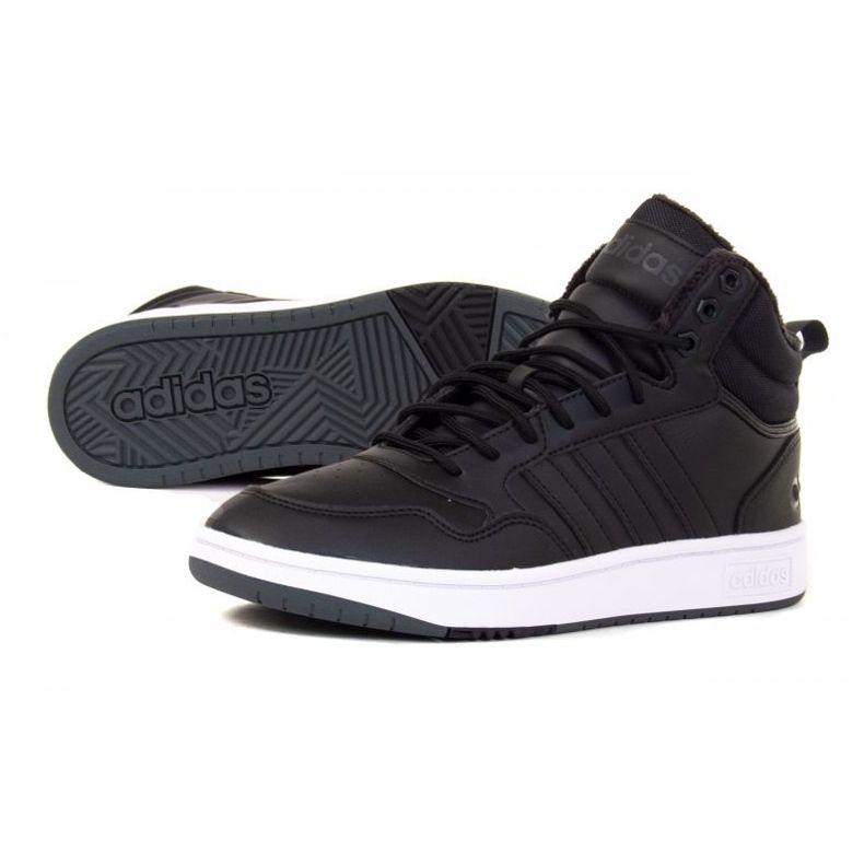 Zapatillas Adidas Hoops 3.0 Mid Wtr GZ6679 negro 1