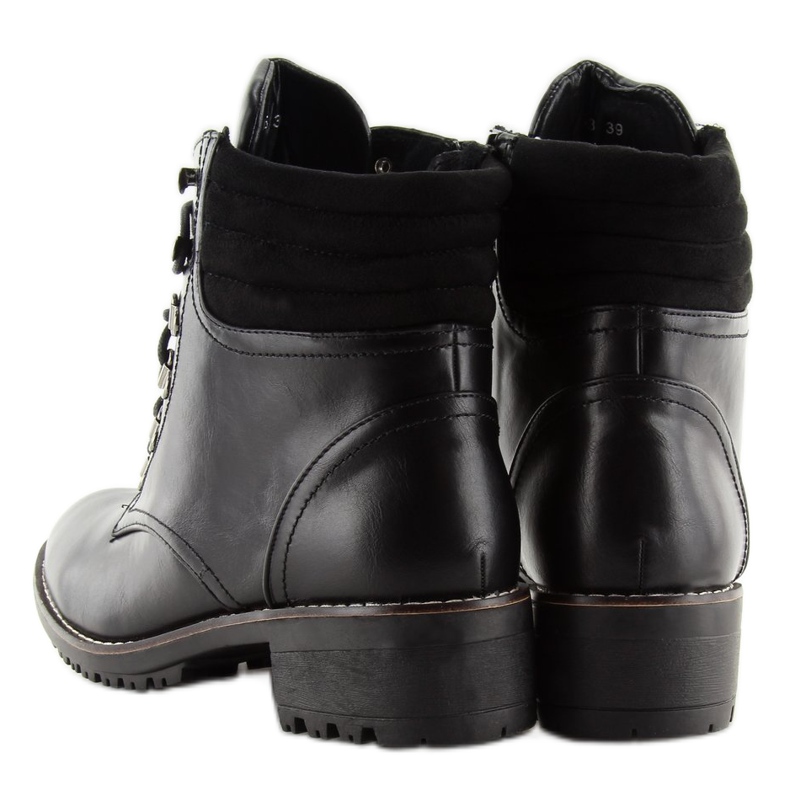 Cazadora cordones negra K-3 negro 2