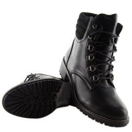 Cazadora cordones negra K-3 negro 3