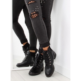 Cazadora cordones negra K-3 negro 6