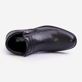 Botas De Hombre Con Cálida Piel Ecológica Negro Lilari 3