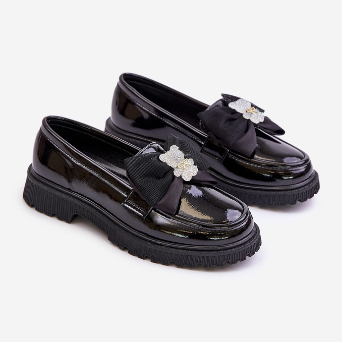 Vinceza Mocasines Niña Piel Eco Lacada Lazo Negro Avallesa 1 Vinceza Mocasines Niña Piel Eco Lacada Lazo Negro Avallesa 1