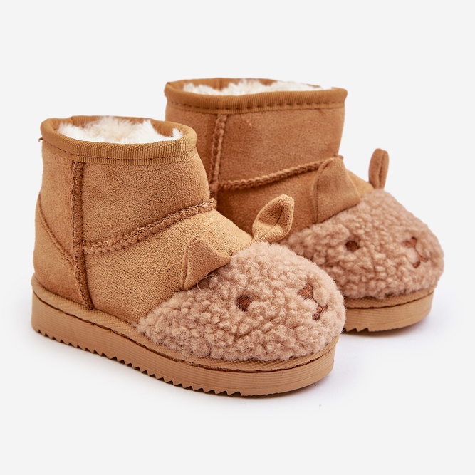Botas de nieve infantiles aislantes Lamy Camel Esandira beige 1 Botas de nieve infantiles aislantes Lamy Camel Esandira beige 1