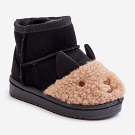 Botas de nieve infantiles aislantes Lamy Negro Esandira 8