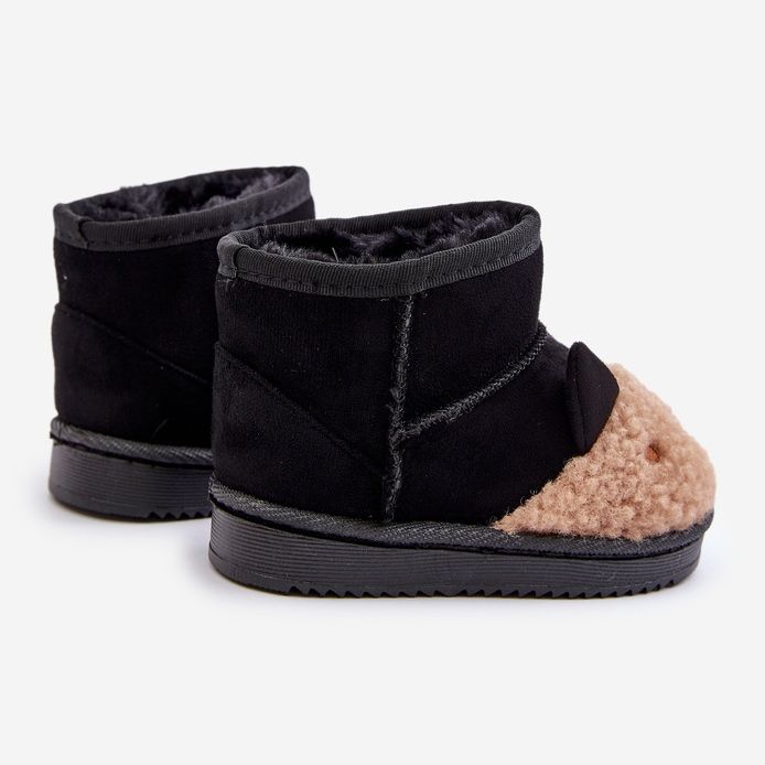 Botas de nieve infantiles aislantes Lamy Negro Esandira 2 Botas de nieve infantiles aislantes Lamy Negro Esandira 2