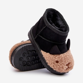 Botas de nieve infantiles aislantes Lamy Negro Esandira 4