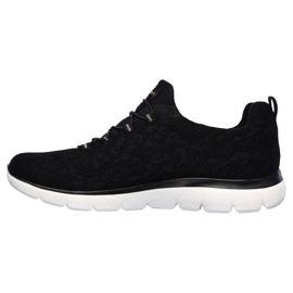Zapatos Skechers Summits - Leopart Spot 149037 Bkrg negro 8