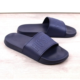 Big Star M INT1906B Chanclas de piscina de espuma azul marino 2