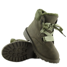 Botas de montaña con aislamiento verde verdeoscuro 2