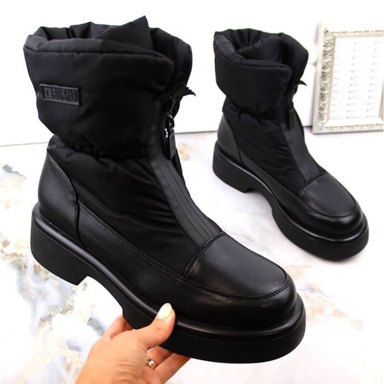 Botas con cremallera aislante Big Star W INT1928 negro 1