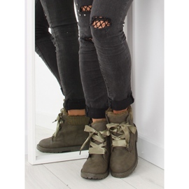 Botas de montaña con aislamiento verde verdeoscuro 5