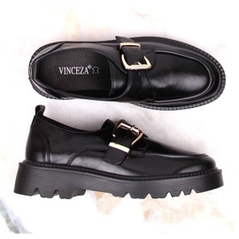 Zapatos de plataforma con hebilla Vinceza W JAN237A, negro 9